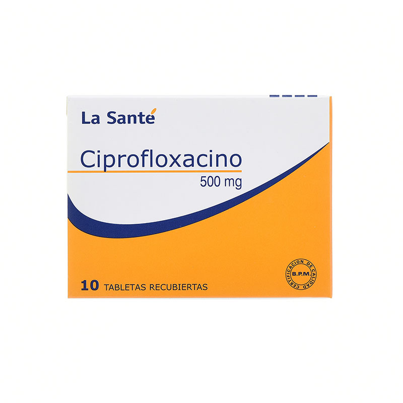 Ciprofloxacina 500 Mg 10 Tabletas Ls Droguerias Unisanar