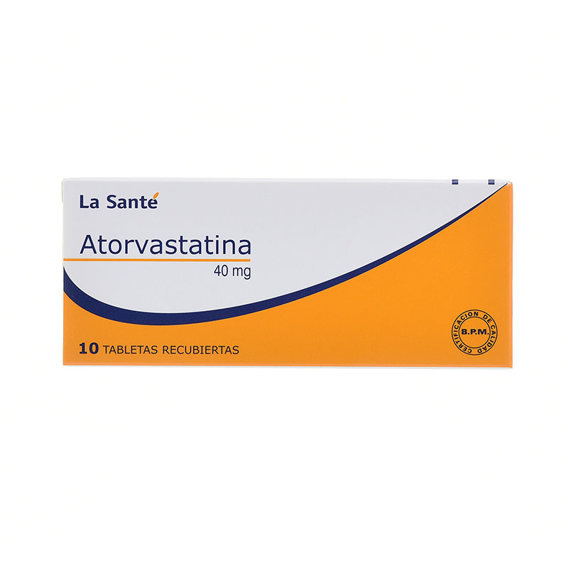 Atorvastatina 40 Mg 10 Tabletas Ls Droguerias Unisanar