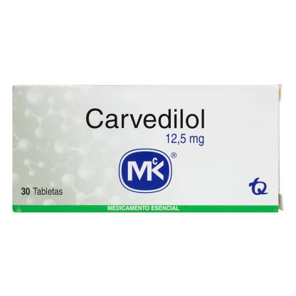 CARVEDILOL 12.5 MG 30 TBS MK