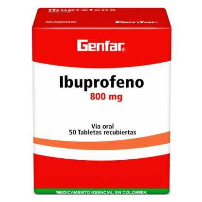 IBUPROFENO 800 MG 50 TABLETAS GF - Imagen 2