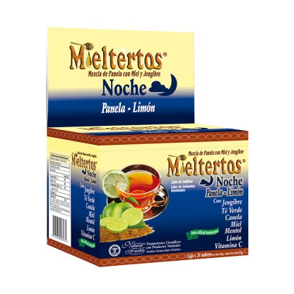 Mieltertos Gripa Noche Panela Limon Sobre