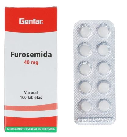 FUROSEMIDA 40 MG 10 TAB GENFAR