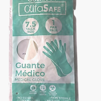 GUANTE CIRUGIA ALFA 7 1/2 1 PAR