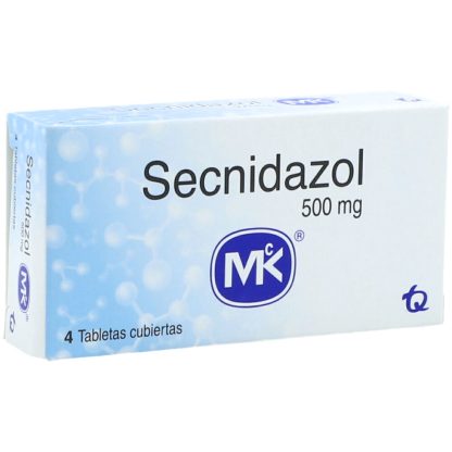 SECNIDAZOL 500 MG 4 TABLETAS MK