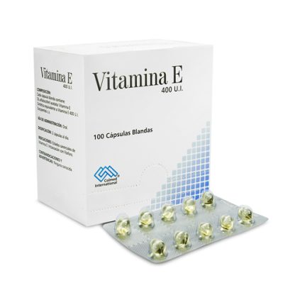 VITAMINA E 400 U.I 10 CAPSULAS COLMED