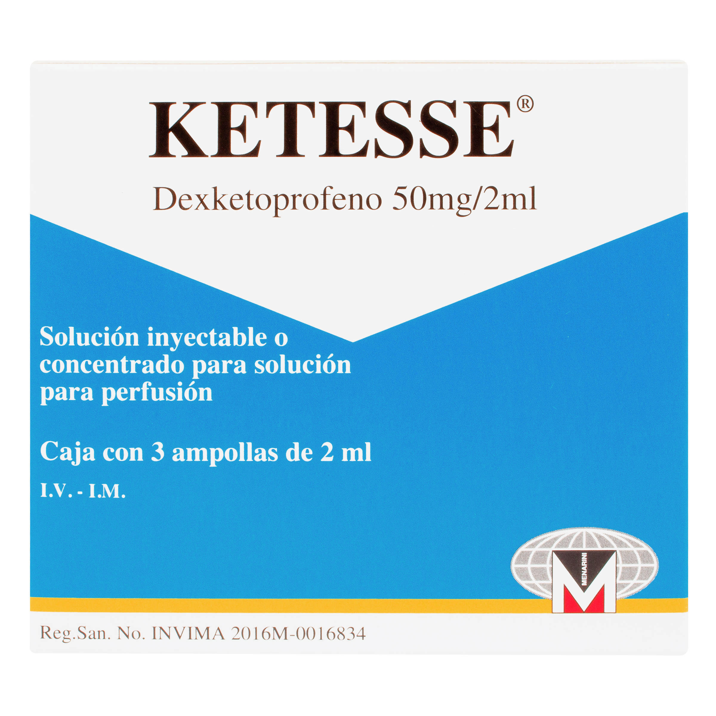 KETESSE 50 MG INYECTABLE 3 AMPOLLAS – Droguerias Unisanar