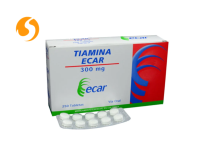 TIAMINA 300 MG 10 TABLETAS ECAR